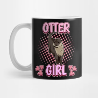 Sea Otter Otter Girl Mug